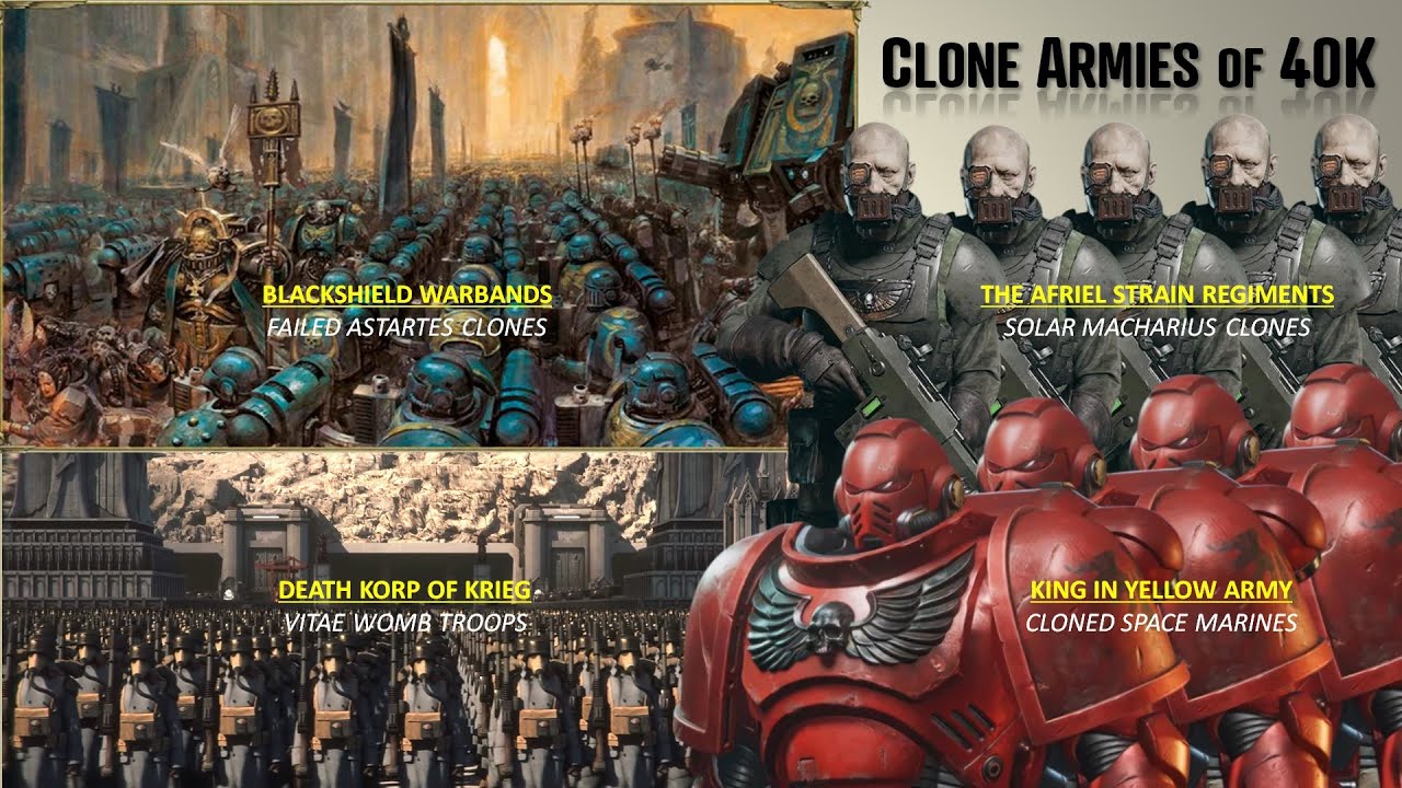 10 армий клонов людей в Warhammer 40K