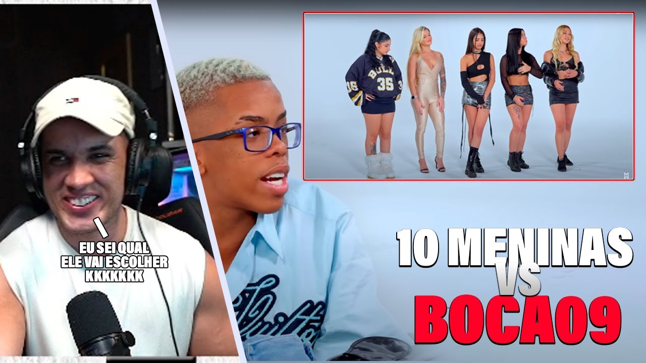 HUDSON REAGINDO 10 MENINAS vs BOCA09! NOBRU VLOGS