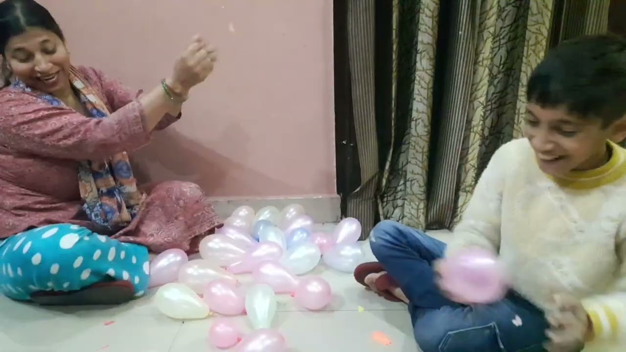Pop the balloons challenge