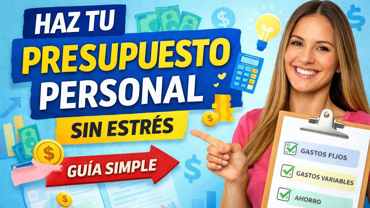 Cómo hacer un presupuesto personal sin complicarte | Guía paso a paso para organizar tu dinero 