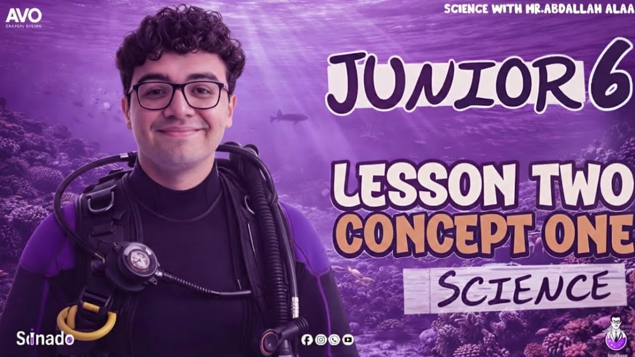 Junior 6|Science |Lesson 2 |concept one الدرس التاني  الصف السادس الابتدائي الترم التاني