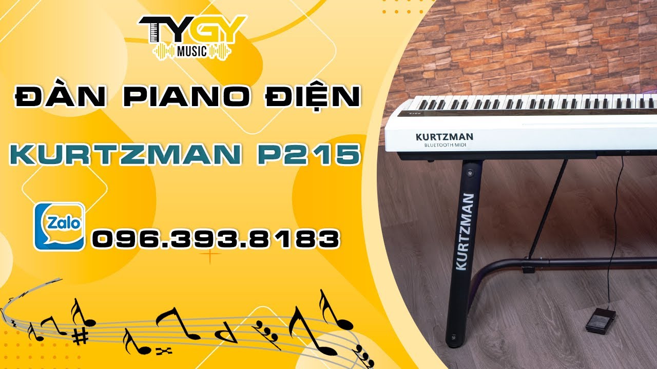 Đàn Piano Điện Giá Rẻ - Đánh Giá Chi Tiết Mẫu Đàn Piano Kurtzman P215