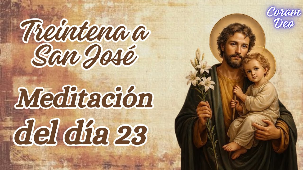 Treintena - Meditación día 23 🤎🌾🪵 Siempre asisto a mis devotos, no los dejo solos en sus angustias.
