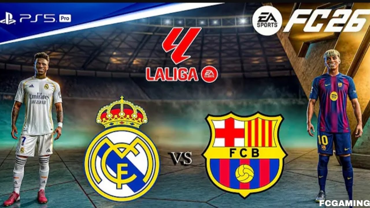 REAL MADRID vs BARCELONA 🔥 EL CLASICO Thriller! Last Minute Winner 😱|FC 26 Gameplay PS5 4K GAMEPLAY 