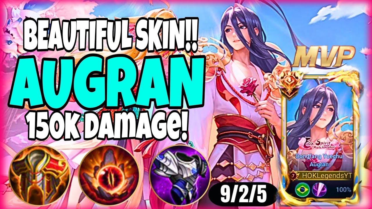 AUGRAN HONOR OF KINGS NEW SKIN - FINALLY A DECENT SKIN FOR HIM | RANK S7 EPIC