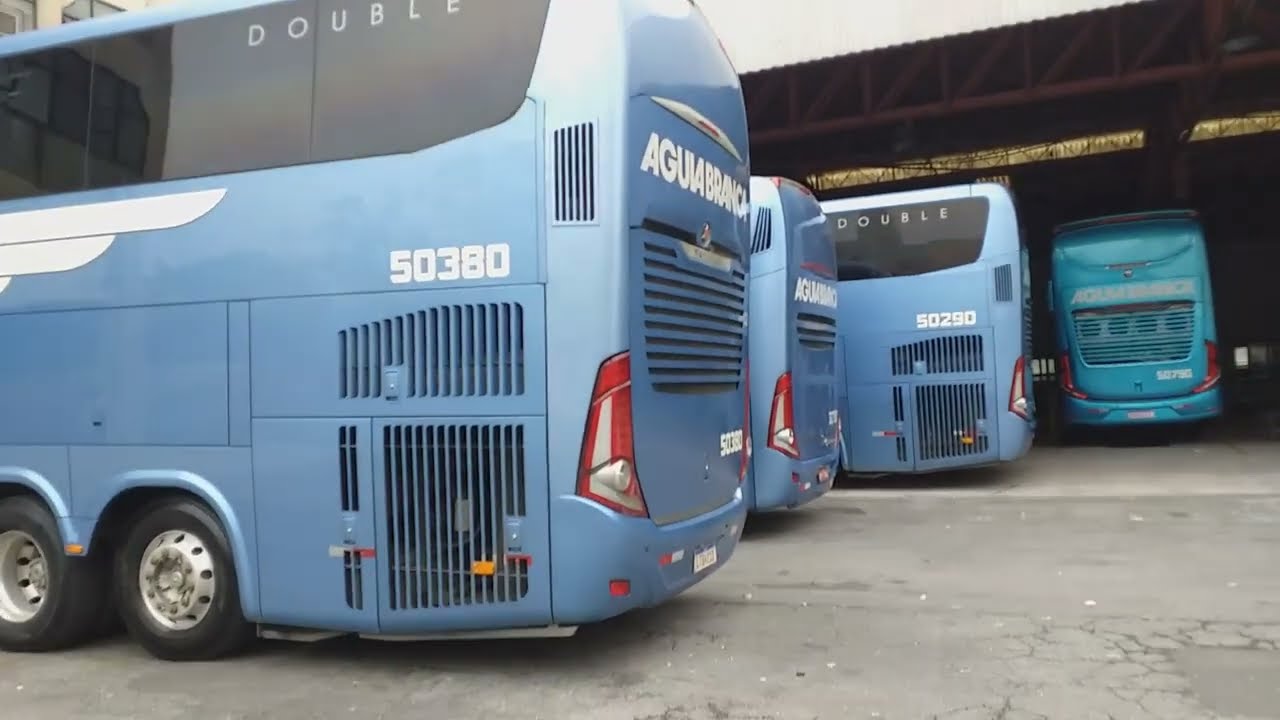 MOVIMENTAÇÃO DOS ÔNIBUS : GARAGEM  VIAÇÃO ÁGUIA BRANCA - SP