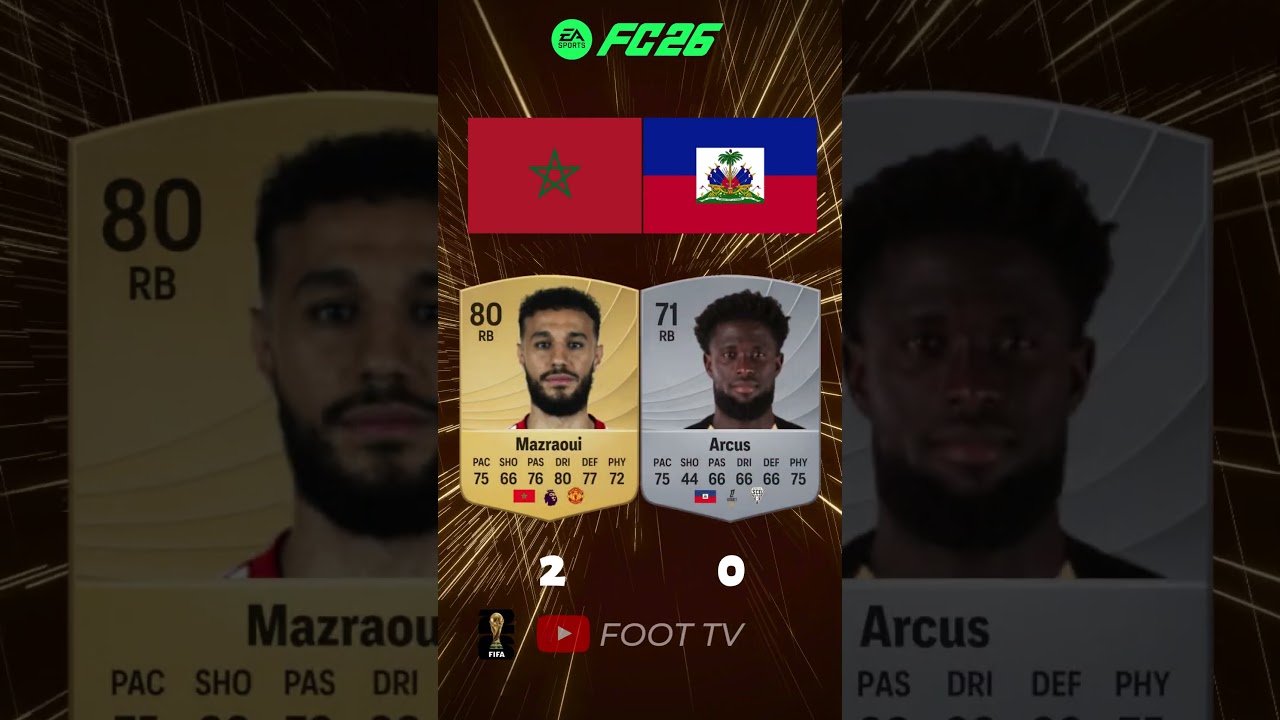 🇲🇦 Morocco vs Haiti 🇭🇹🔥 FIFA World Cup 2026