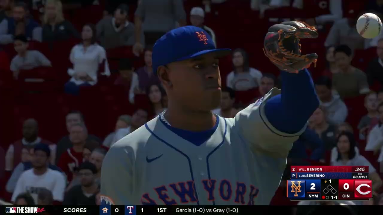 MLB The Show 24 Gameplay: New York Mets vs Cincinnati Reds - (PS5) [4K60FPS]