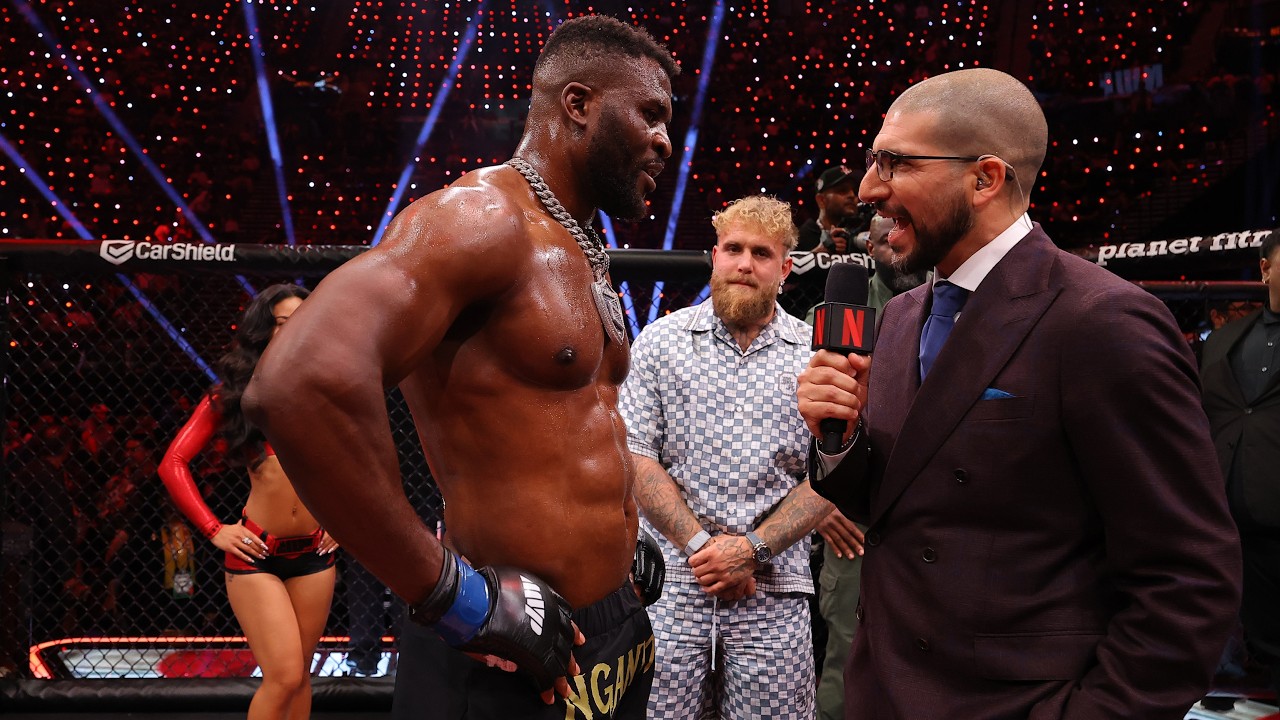 NGANNOU CALLS OUT JON JONES! | Francis NGannou Post Fight Interview - MVP MMA