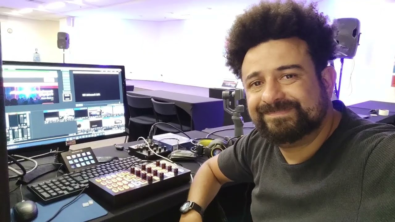 Como enviar o mesmo HDMI para o telão e transmissão ao vivo