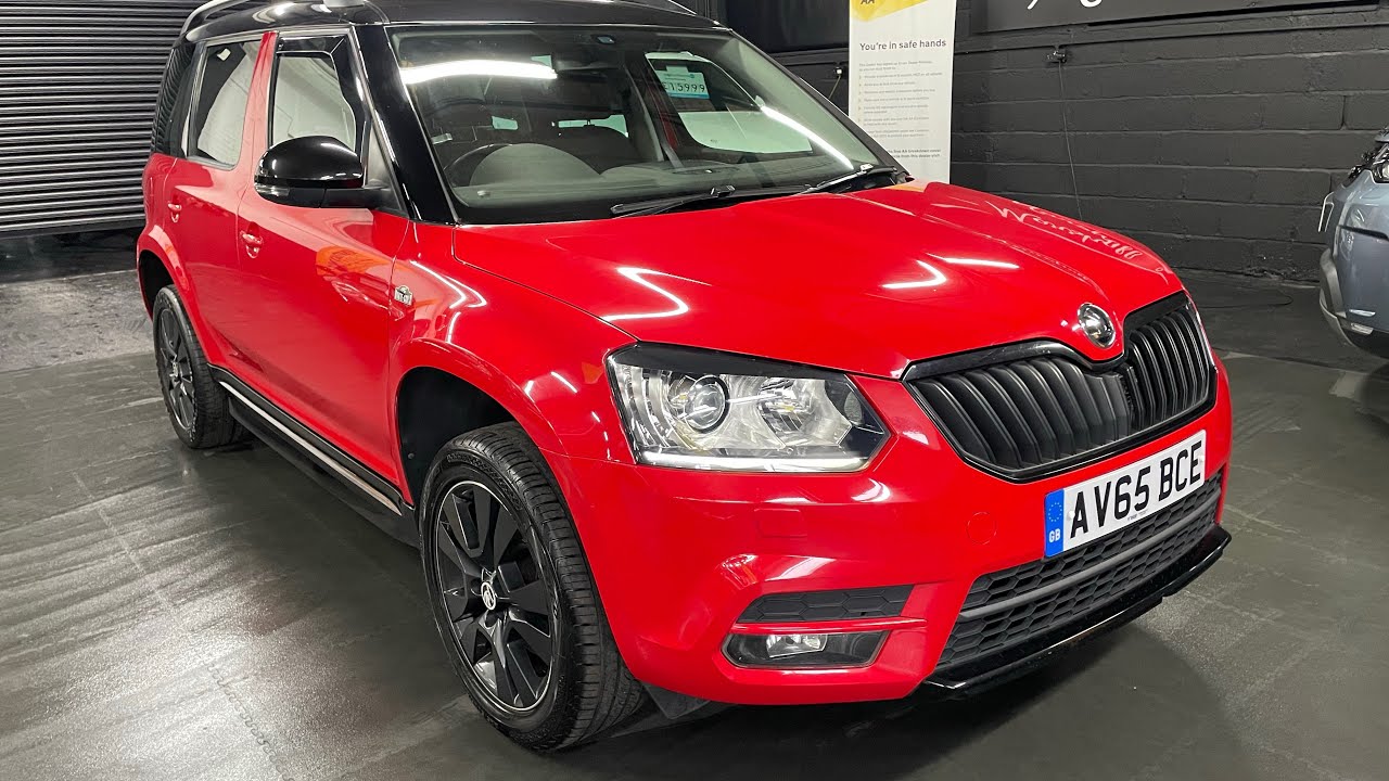 2015/65 Skoda Yeti Monte Carlo 2.0 Tdi 170 Bhp 4x4 (1 previous owner - 8 Skoda stamps)