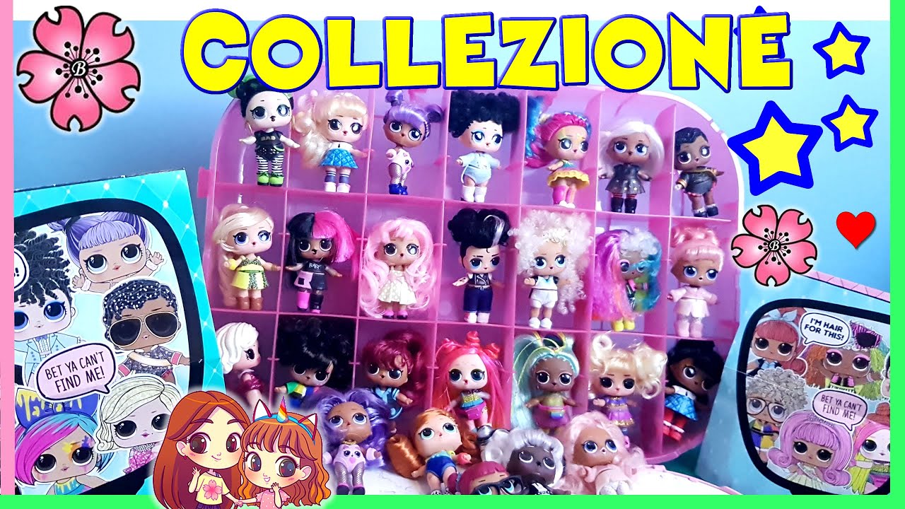 COLLEZIONE HAIRGOALS COMPLETA!  Tutta la wave1 e wave 2 delle Lol Surprise coi CAPELLI