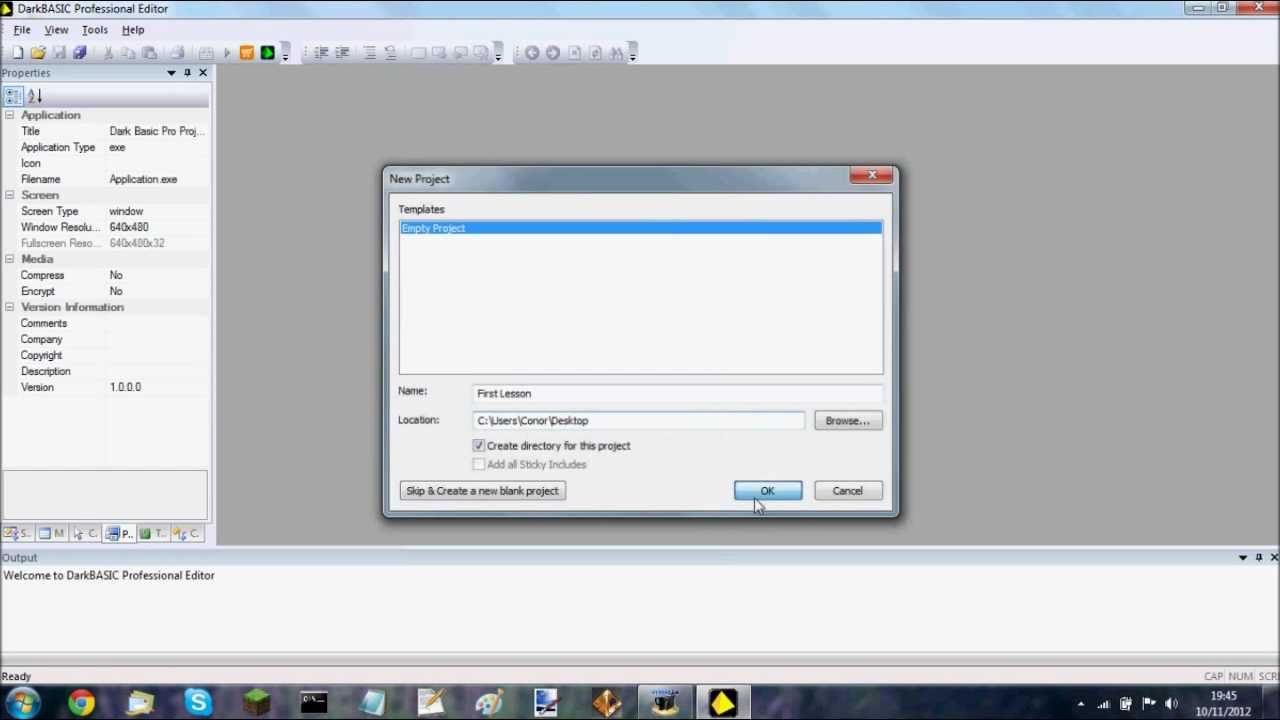 MediaStuds - Dark Basic Tutorial Episode 1