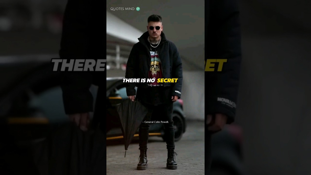There is no secret to success #shorts #motivation