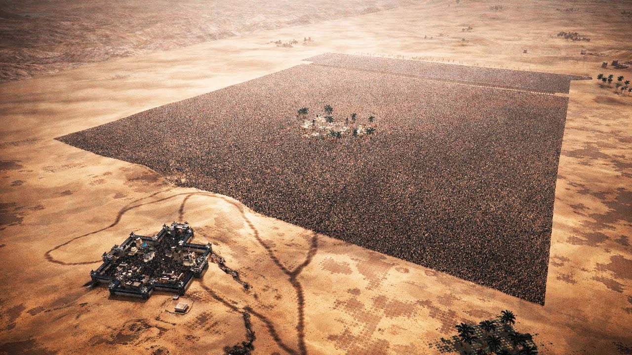 122,000 JEDI, NINJAS & SAMURAI vs 1,601,100 BEASTMEN HORDE | UEBS 2