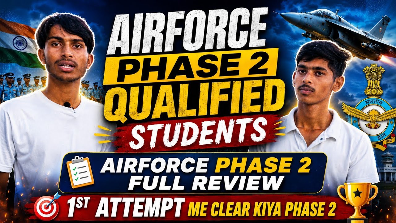 Airforce phase 2 Complete Information ✅|| जाने Selected Candidate से|| #airforce #airforcephase2
