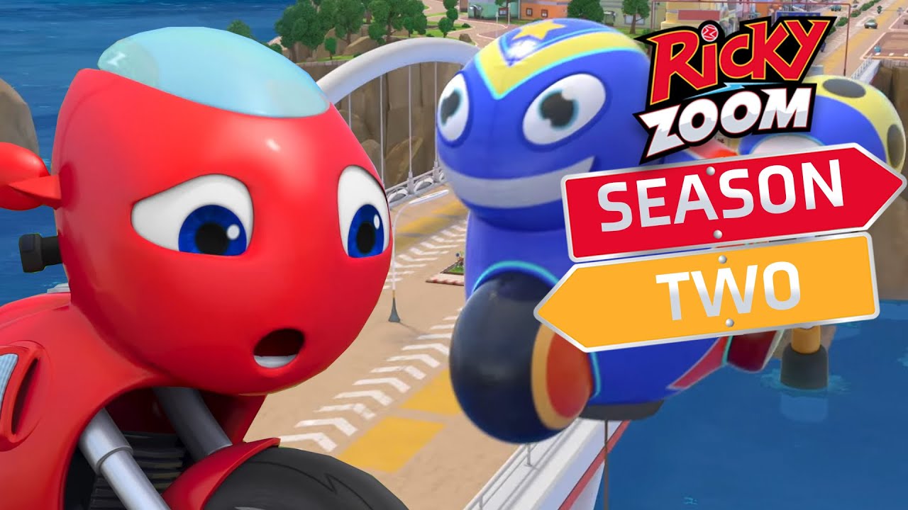 Big Steel Search ⚡️ Season Two ⚡️ Motorcycle Cartoon | Ricky Zoom | Cartoons For Kids