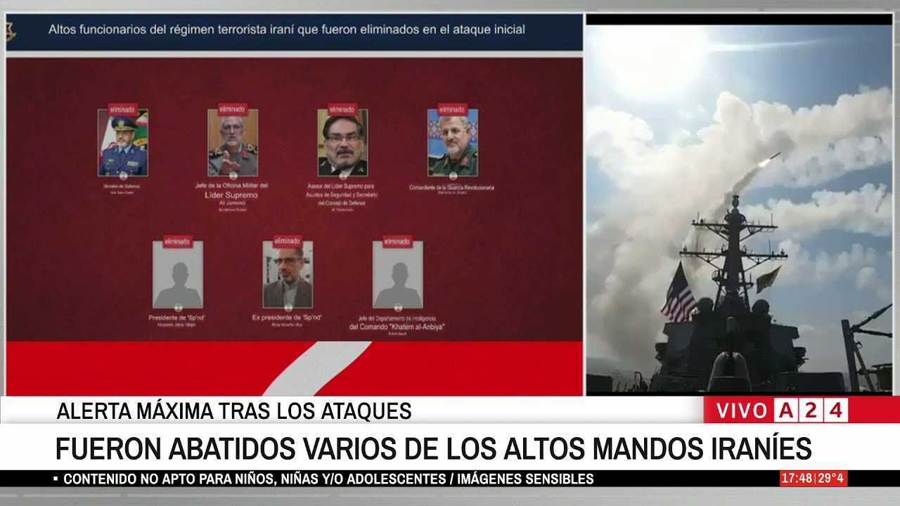 🔴 ALTOS FUNCIONARIO DEL RÉGIMEN TERRORISTA IRANÍ QUE FUERON ABATIDOS EN EL ATAQUE INICIAL