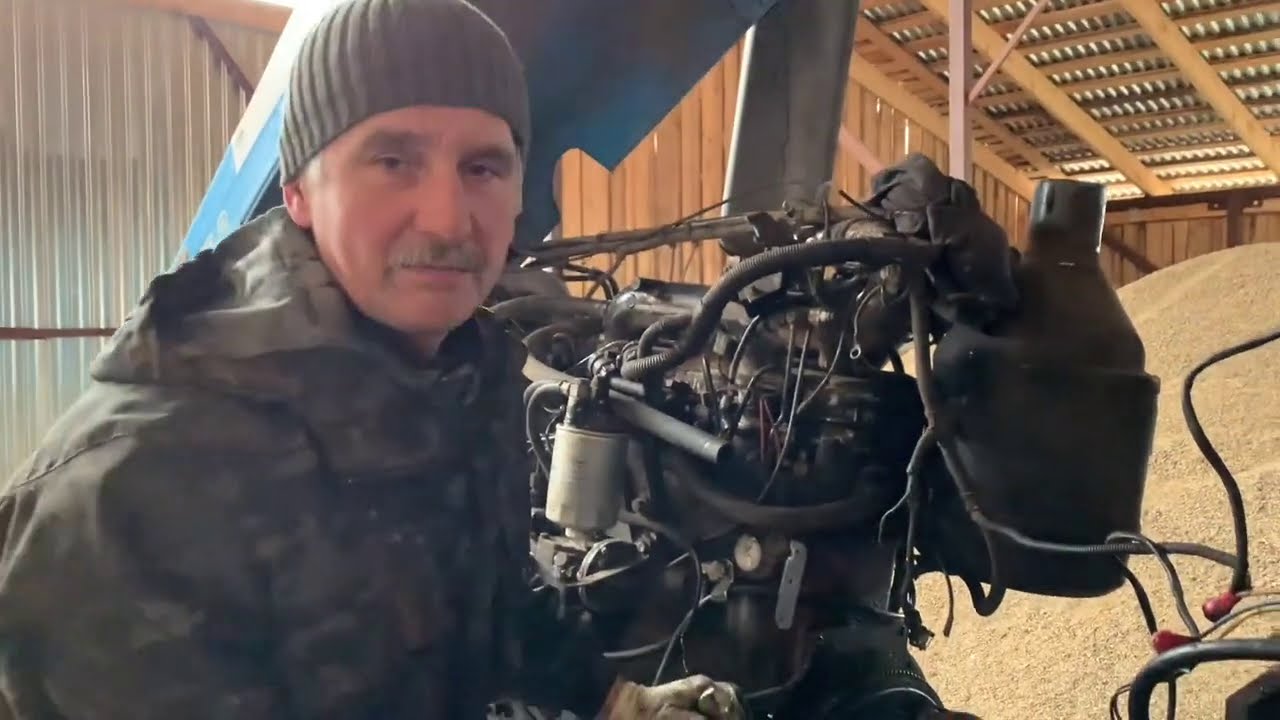 Замена сцепления и сальника коленвала МТЗ-1025