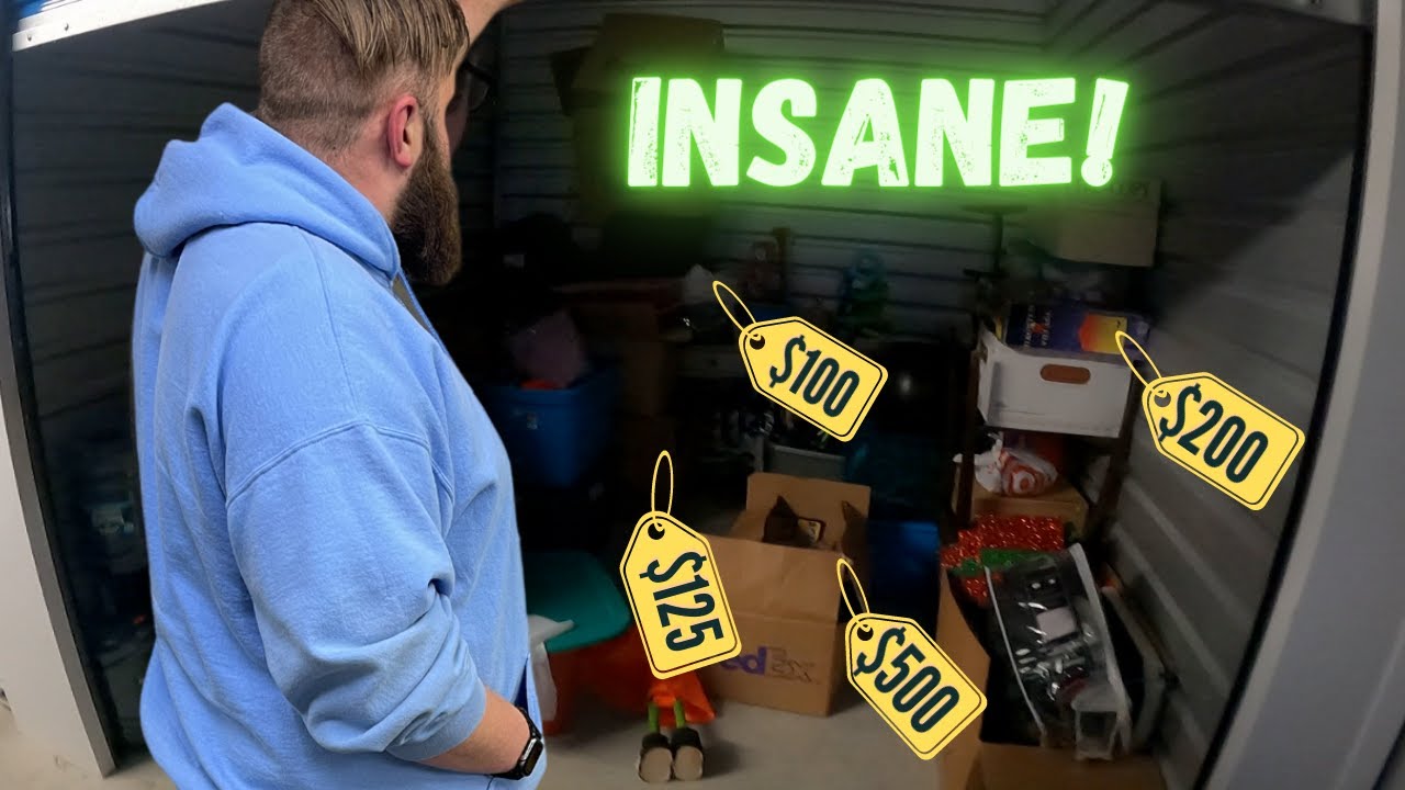 I bought a storage auction locker for $30 and made THOUSANDS!