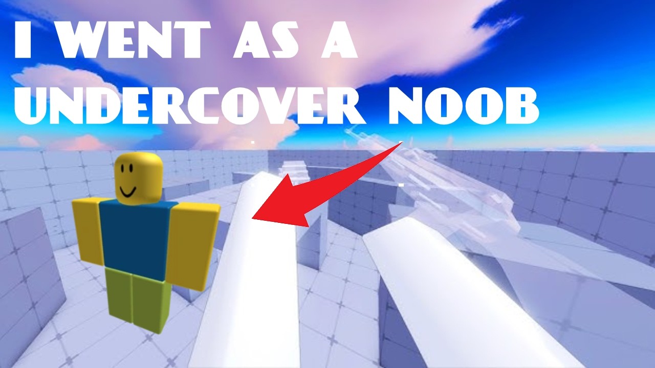 I WENT AS A UNDERCOVER NOOB IN ROBLOX RIVALS