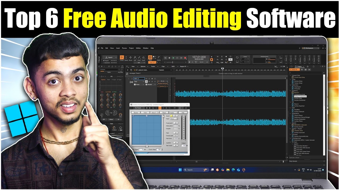Best Free Audio Editing Software🔥 - [2025 Latest] - Download Audio Editor For Windows💻