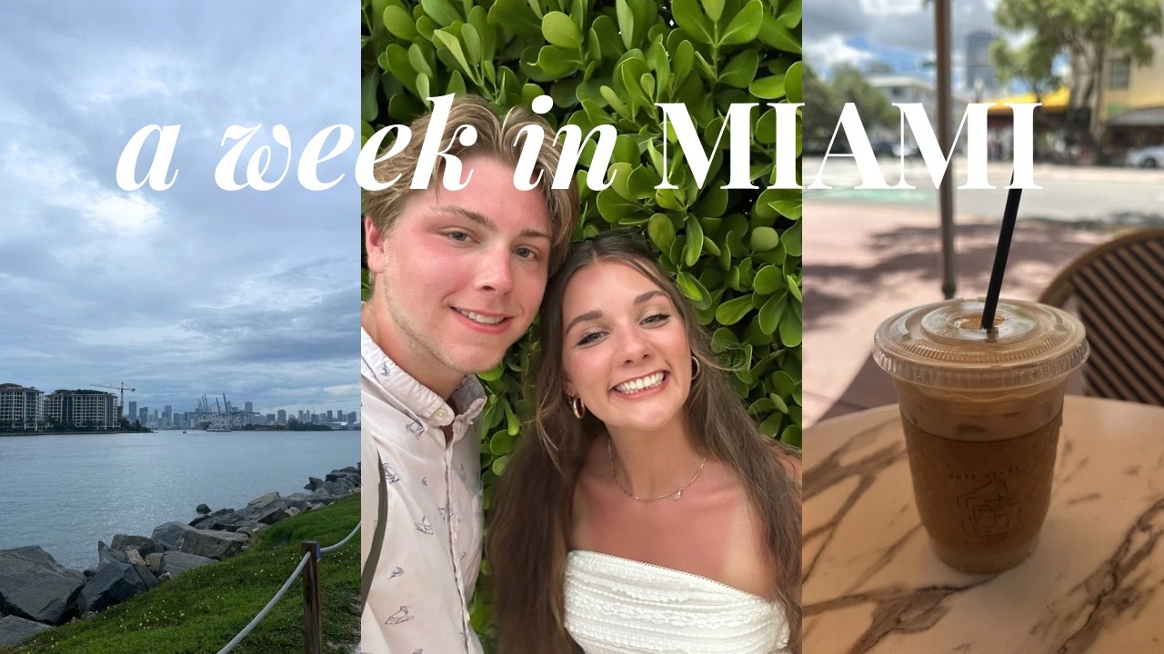 MIAMI TRAVEL VLOG | exploring the city, beach days, fav restaurants