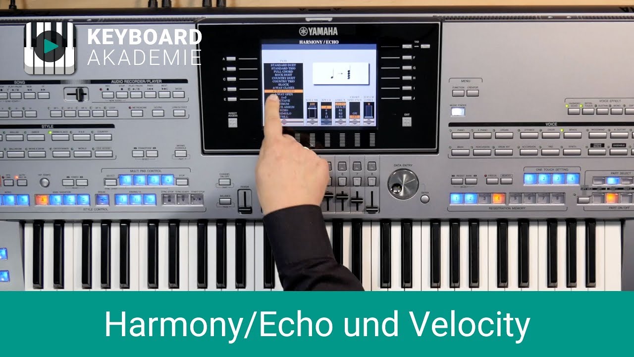 Harmony/Echo und Velocity | Power-Tipp | Tyros 5, 4 und PSR-S-Klasse