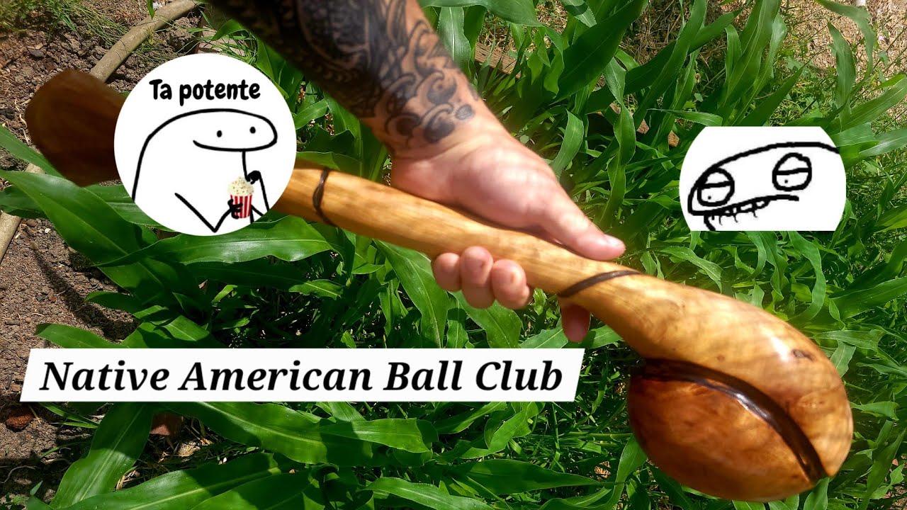 Making a Native American Indian War Ball Club
