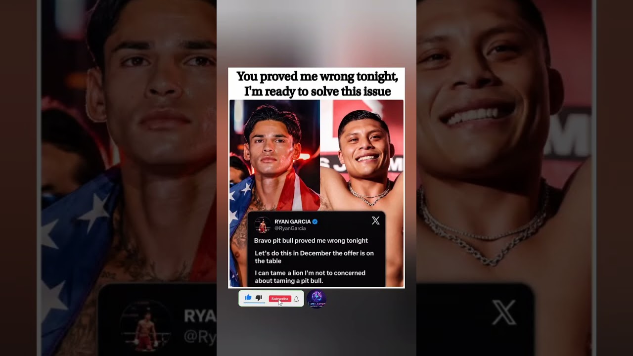 RYAN GARCIA JUST CALLED OUT &ldquo;PIT BULL&rdquo; 😳🥊 The December Fight Offer Is ON! #shorts #viral #trending