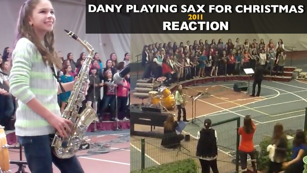 Brothers REACT to Dany Playing Sax For Christmas 2011