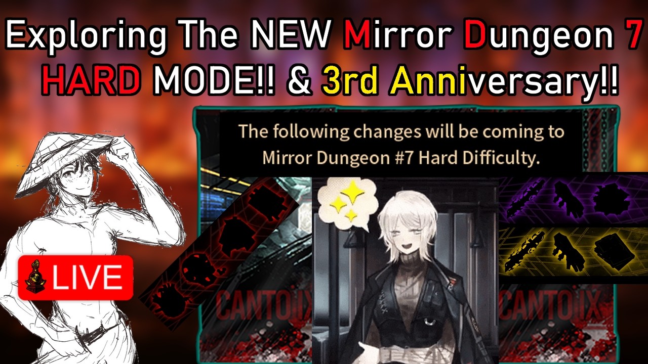 New MD7 HARD Is Here!!! (& 3rd Anniversary!) | Limbus Company