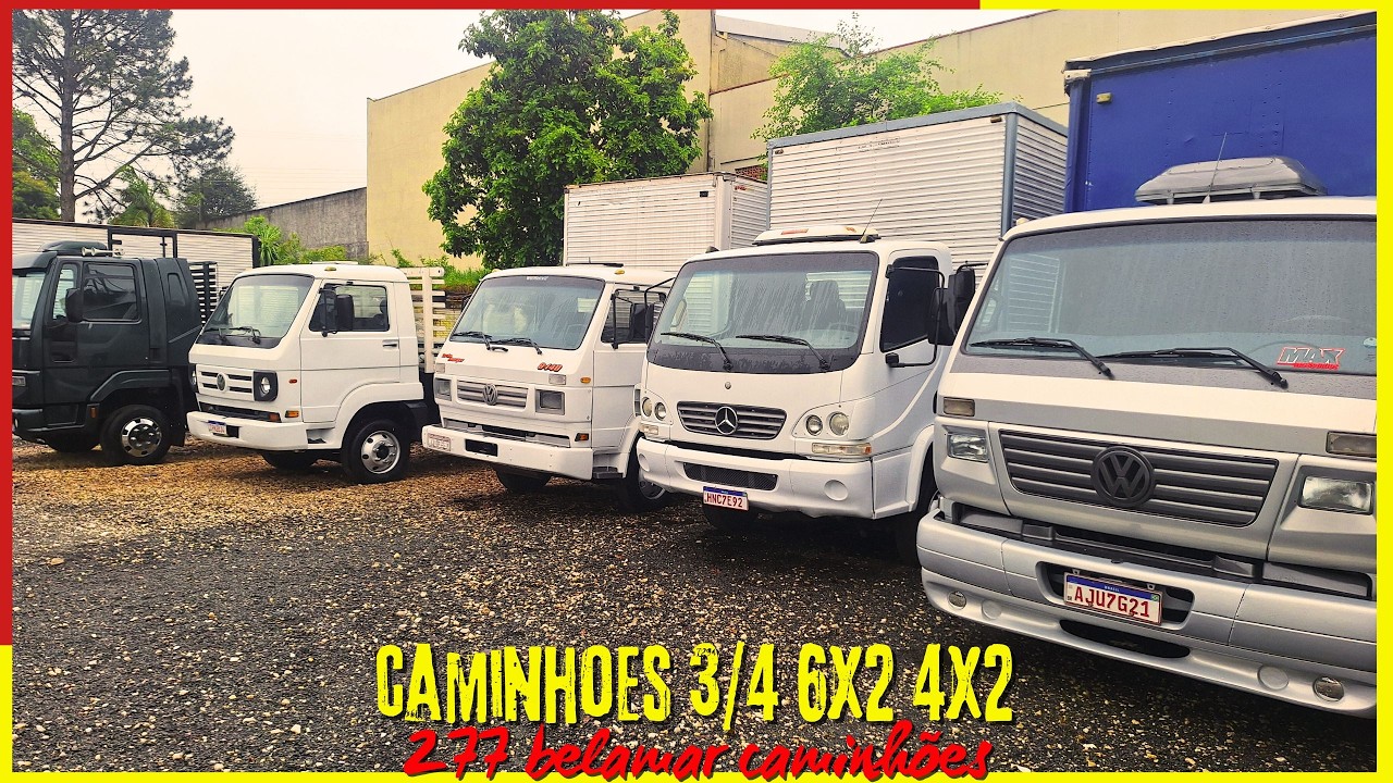 Caminhões 3/4 toco e trucado - 4x2 6x2
