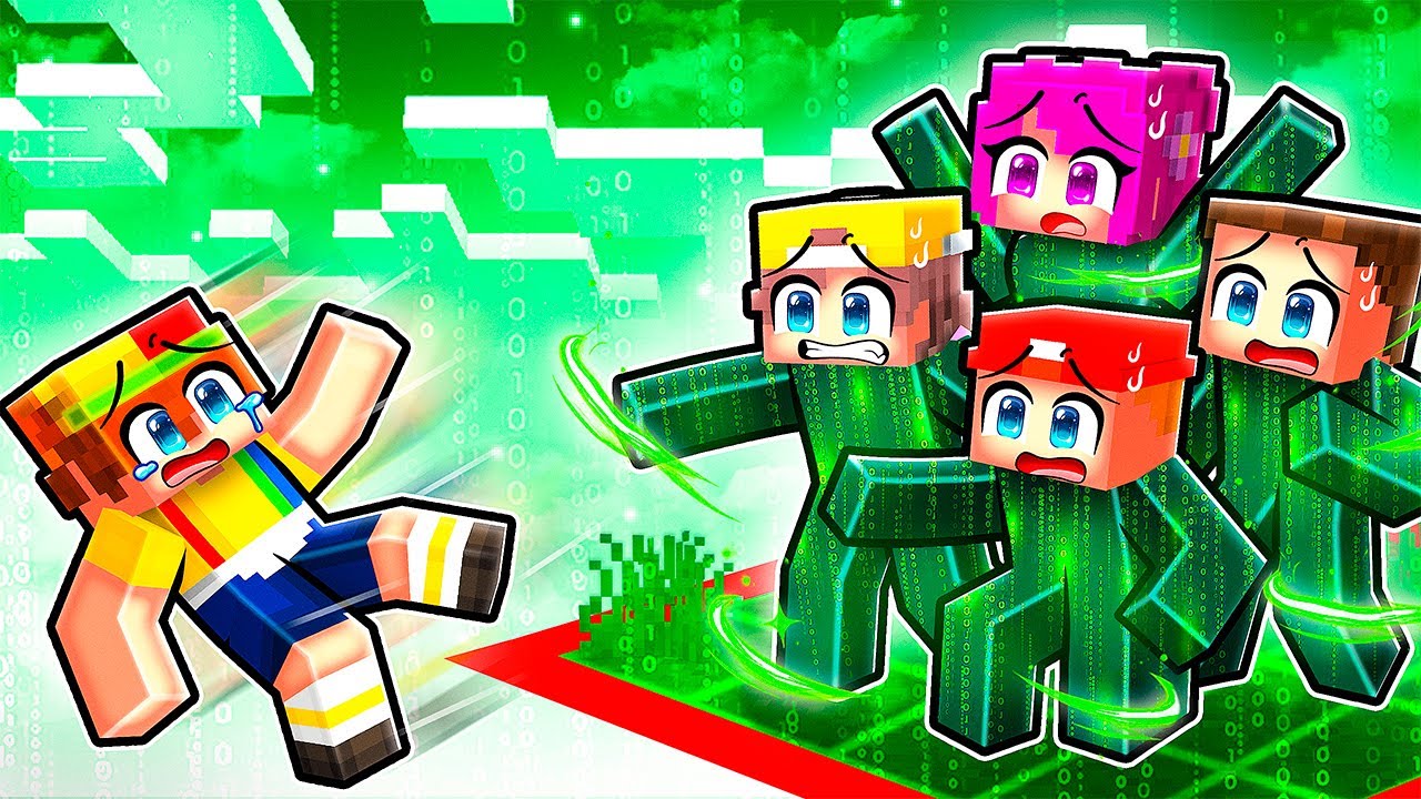 Adopted By A HACKER FAMILY In Minecraft!