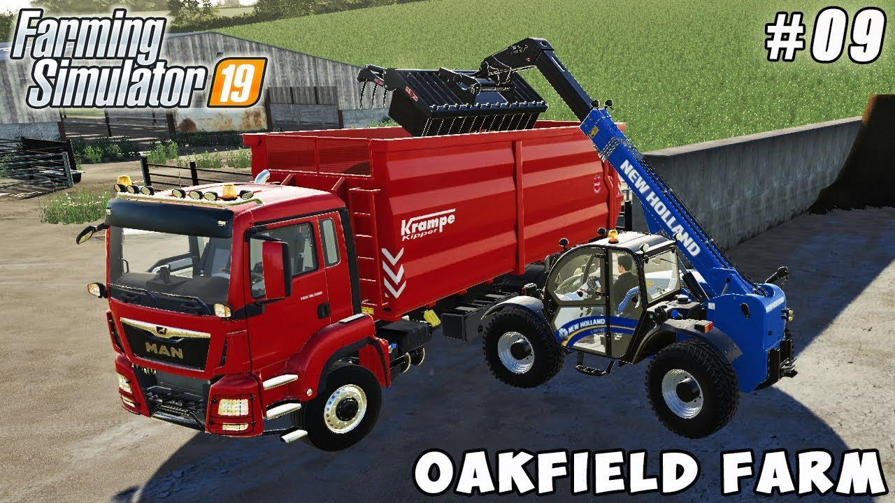 Selling soybeans and silage | Farming on Oakfield Farm | Farming simulator 19 | Timelapse #09