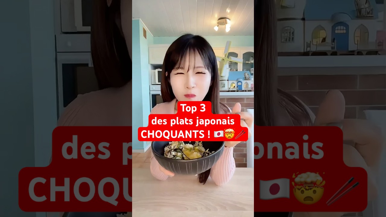 Top 3 des plats japonais CHOQUANTS ! 🇯🇵🤯🥢