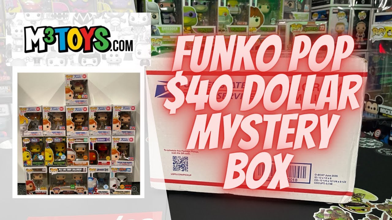 Opening a $40 dollar Funko mystery box from the company M3 toys!!