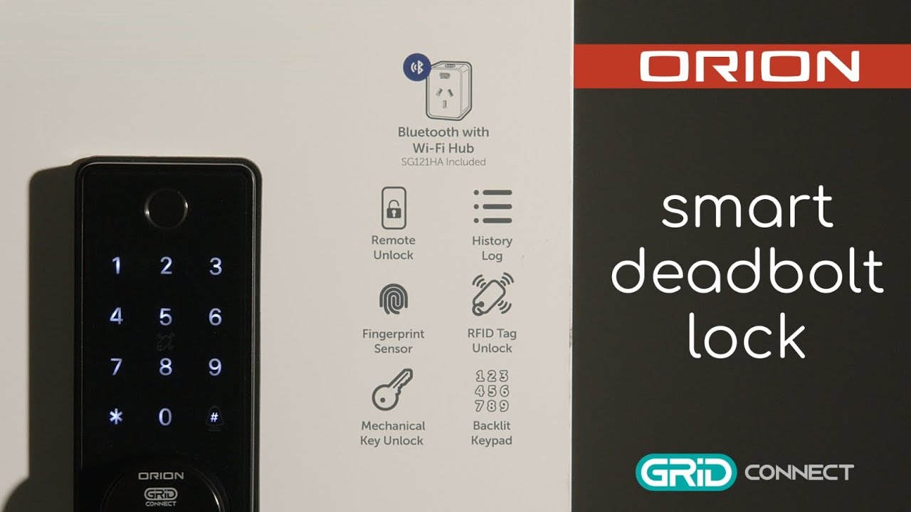 Grid Connect Smart Deadbolt Lock Installation and Setup Guide DL018HA