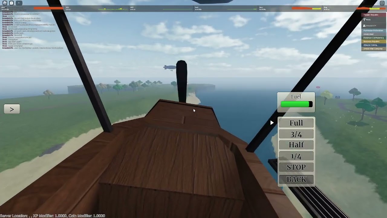 [Starlit Isles Roblox Testing] First Ever Airship Dogfight