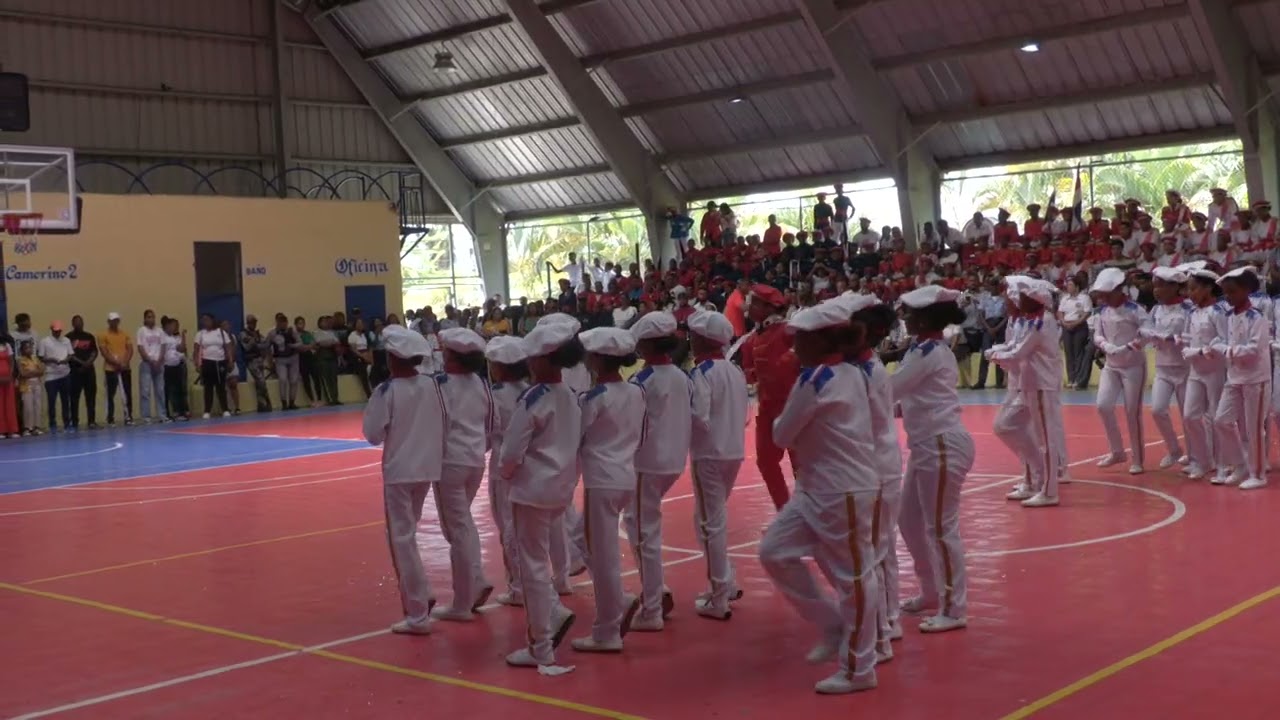 Escuela Ercilia Pepin gana primer lugar en festival de marchas escolares de Villa Altagracia 2025