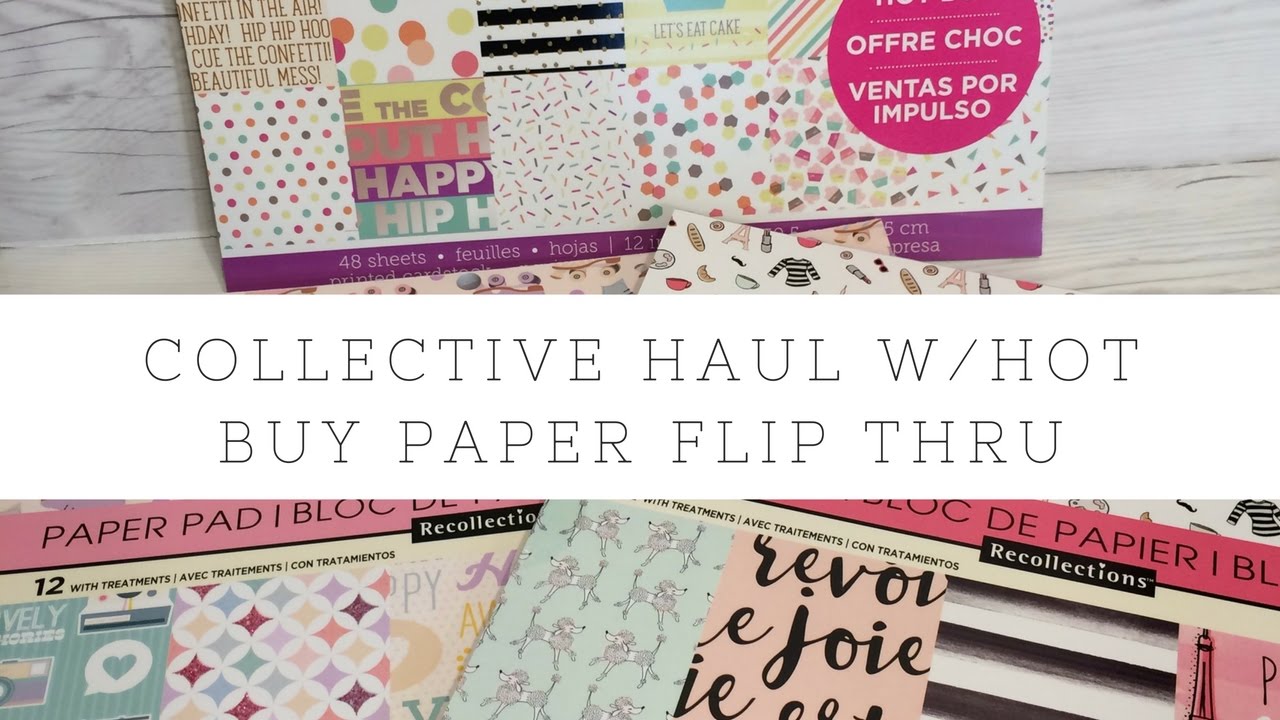 NEW Michaels Hot Buy Paper Flip Thrus | Craft Haul