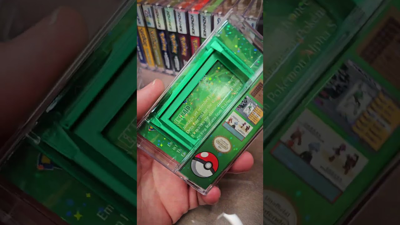 Explore the revamped Hoenn region with **Pok&eacute;mon Delta Emerald** for GBA! #pokemon