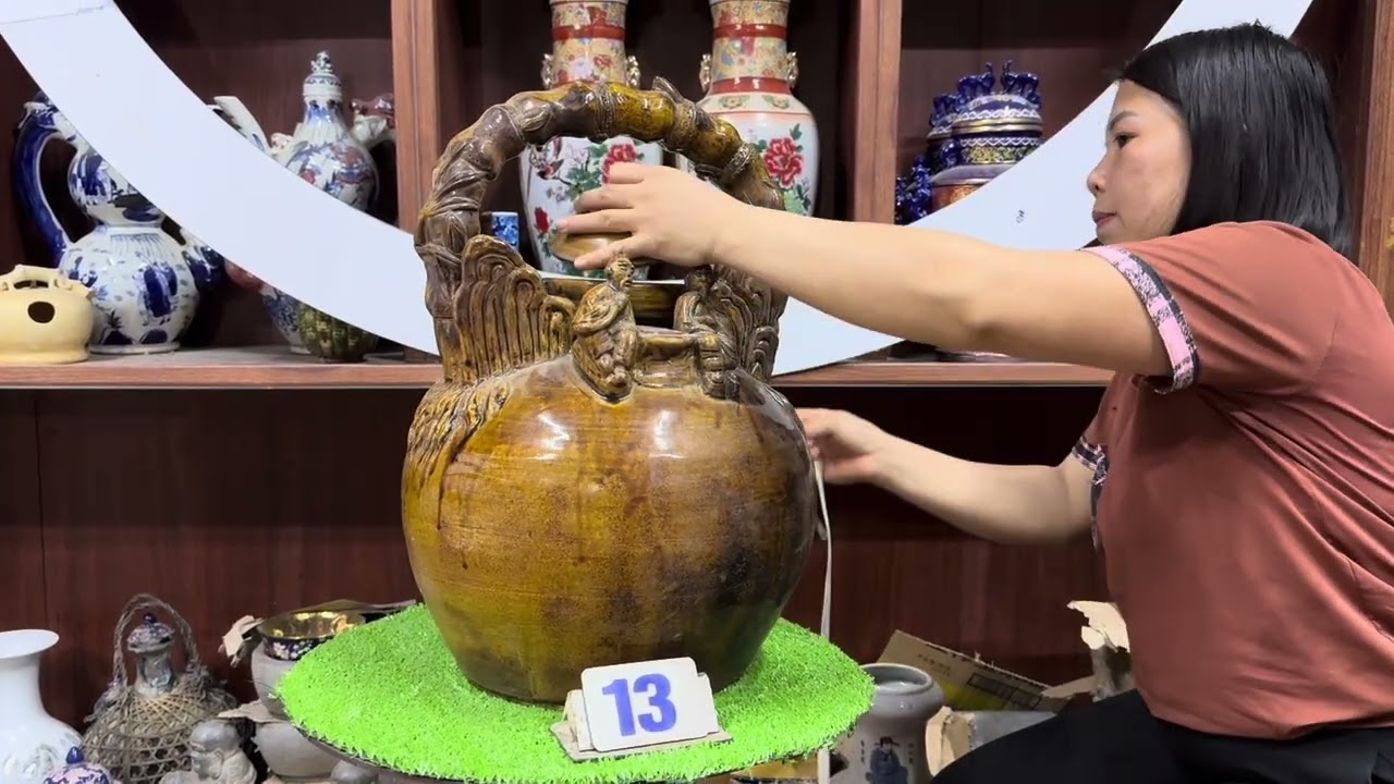 Clip(819) 2-3 giao lưu đồ gốm sứ các loại giá cả hợp lý bao sip- đồ xưa cũ Minh thủy