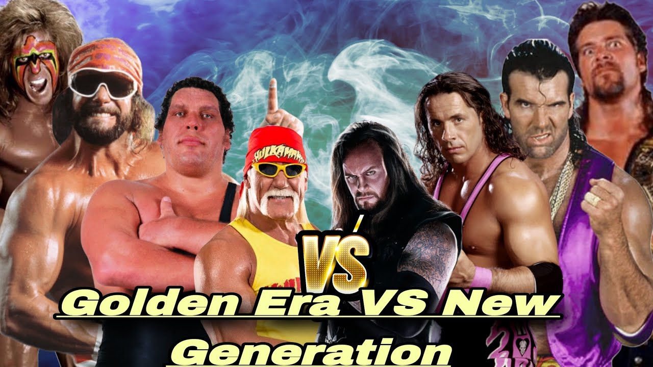 Golden Era vs New Generation | 4v4 Survivor Series Match | WWE 2K23 Legends Battle