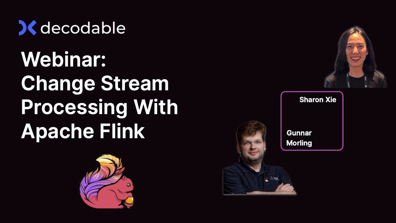 Change Stream Processing With Apache Flink