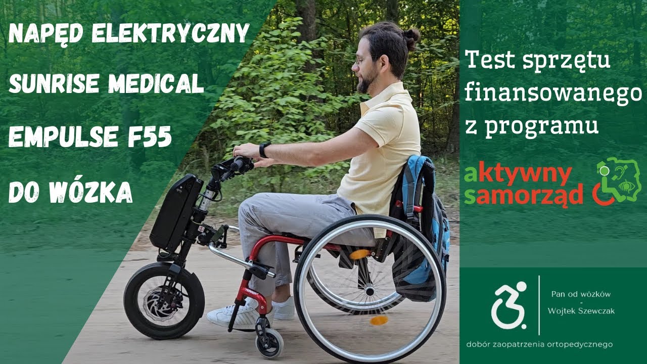 Napęd z nietypowym przyspieszaniem i hamowaniem - testuję Empulse F55 Sunrise Medical.