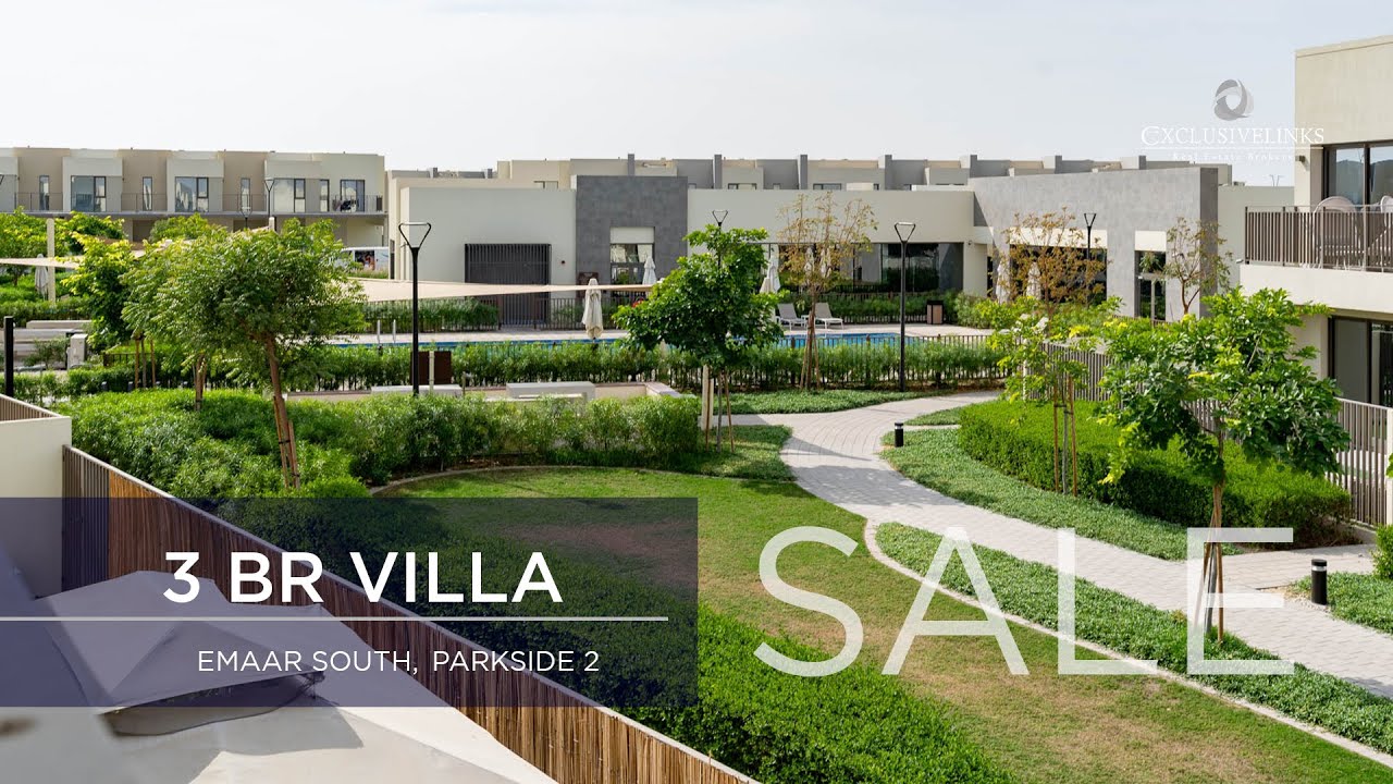 Premium 3-Bedroom Townhouse | Parkside 2 | Emaar Expo Golf Villas Phase II | Dubai South