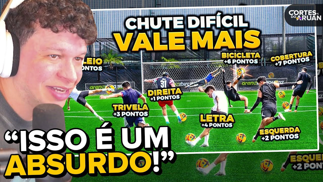 ARUAN REAGE: O CHUTE MAIS DIFÍCIL VALE MAIS!! *TEVE MUITO GOLAÇO INACREDITÁVEL 😱 (BANHEIRISTAS)