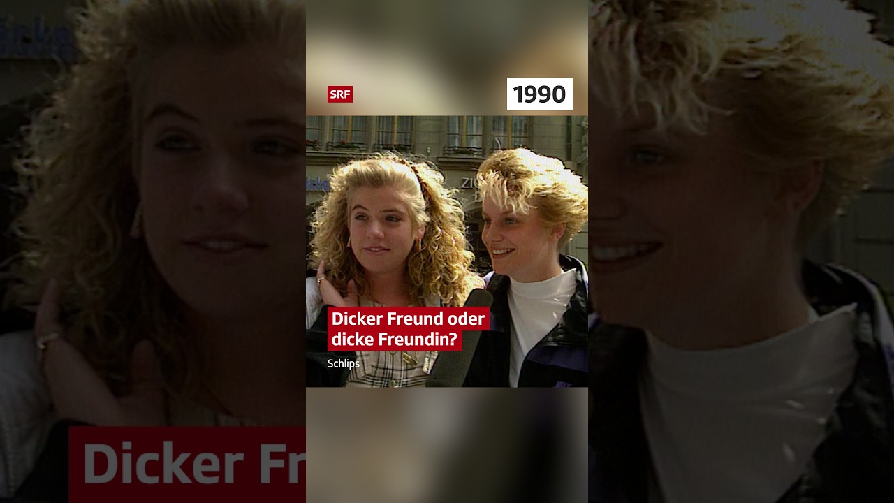 Dicker Freund oder dicke Freundin? (1990) | SRF Archiv | #shorts