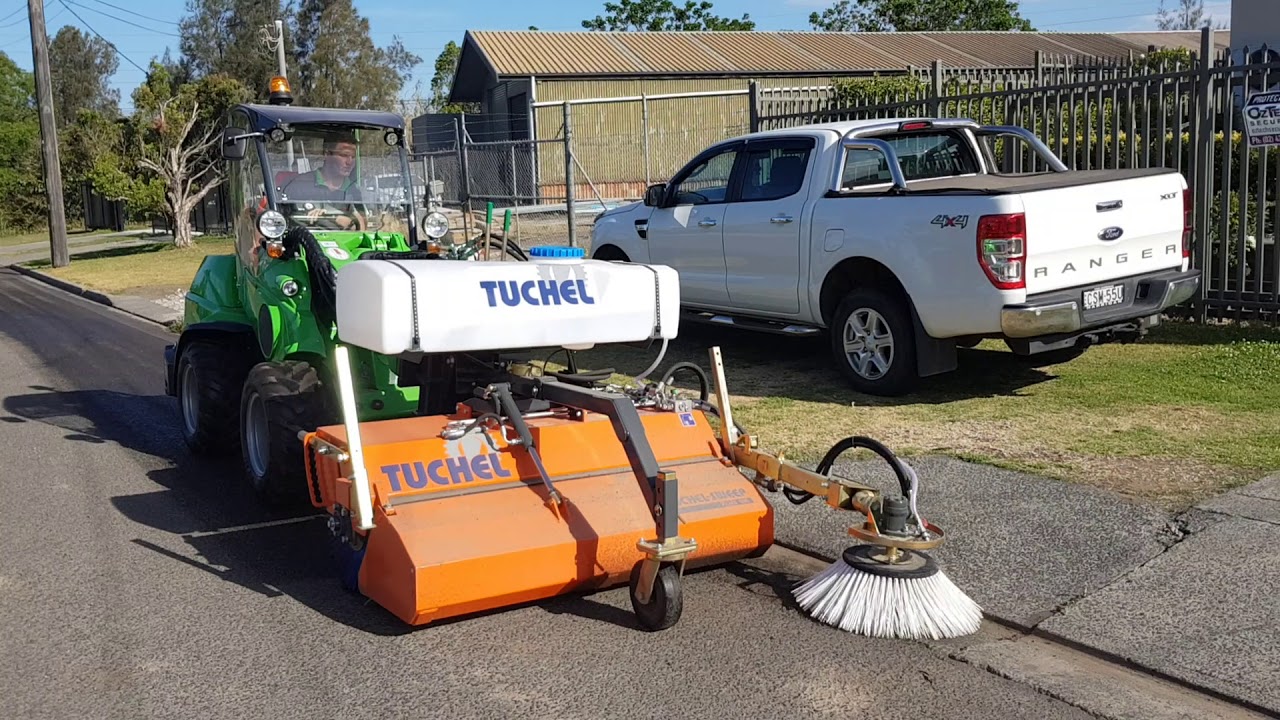 Tuchel Plus 590 Sweeper Broom for Excavators, SkidSteers and Wheel Loaders